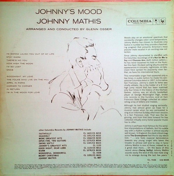 Johnny's Mood Johnny Mathis