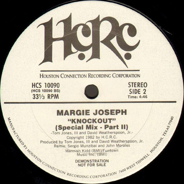 Knockout (Special Mix) Margie Joseph