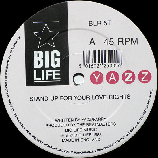 Stand Up For Your Love Rights Yazz
