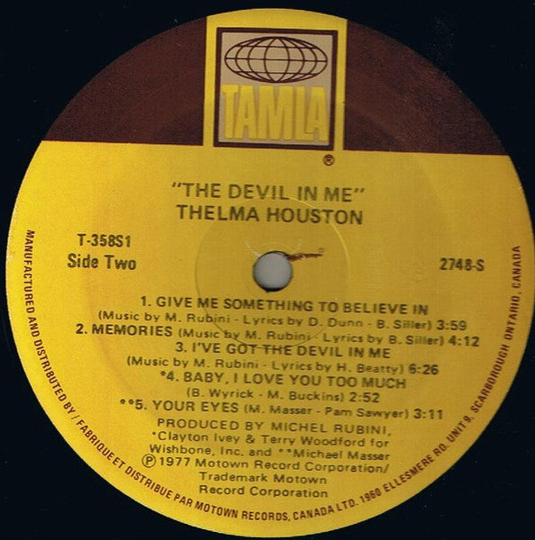 The Devil In Me Thelma Houston