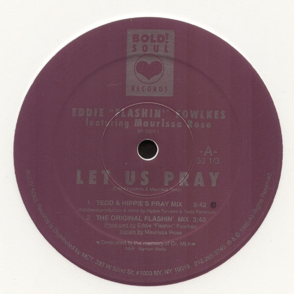 Let Us Pray Eddie Fowlkes,Maurissa Rose