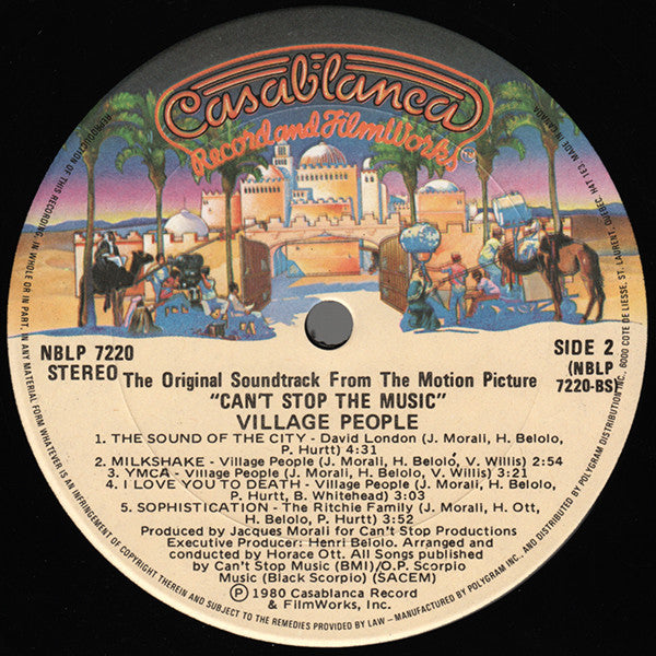 Can't Stop The Music - The Original Soundtrack Album Village People