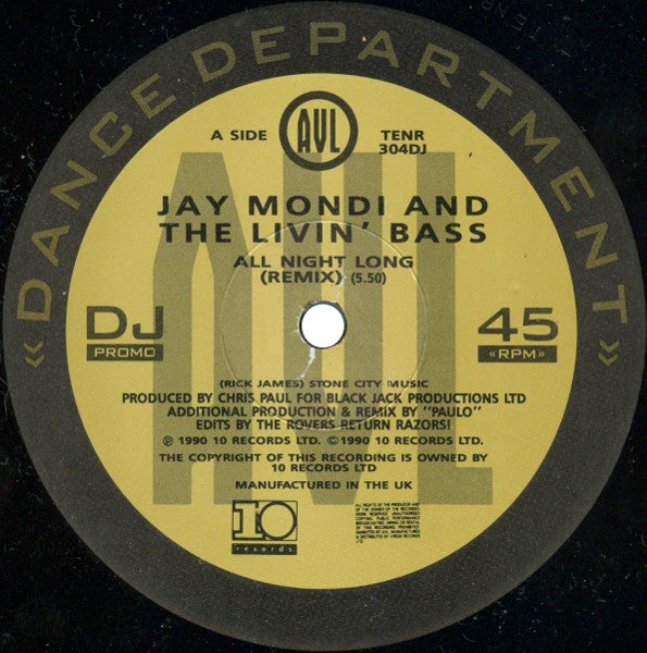All Night Long (Remix) Jay Mondi & The Livin' Bass