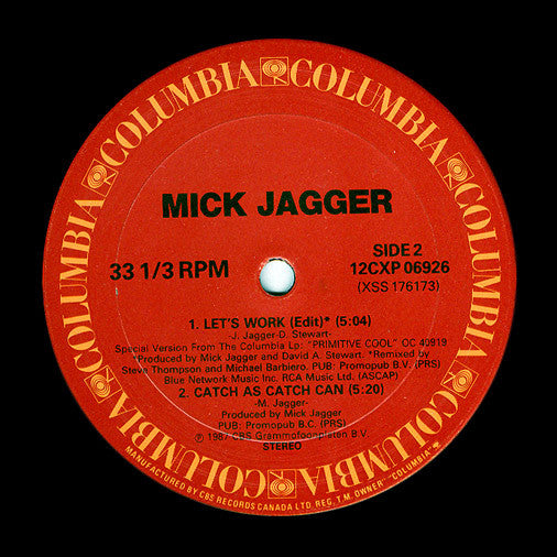 Let's Work Mick Jagger