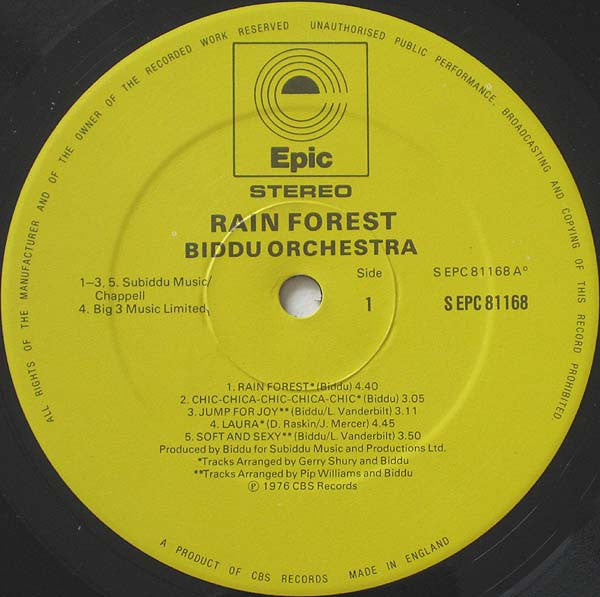 Rain Forest Biddu Orchestra