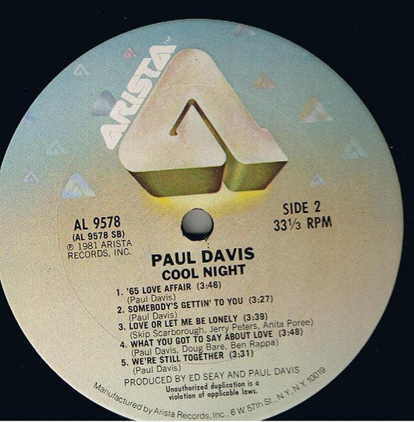 Cool Night Paul Davis (3)