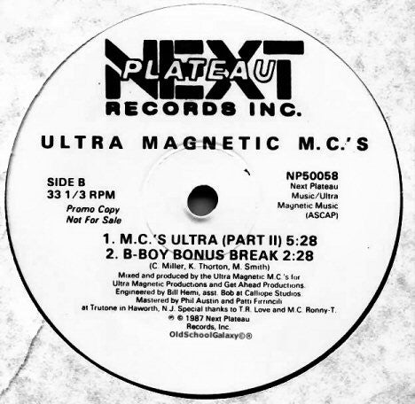 Traveling At The Speed Of Thought / M.C.'s Ultra (Part II) Ultramagnetic MC's