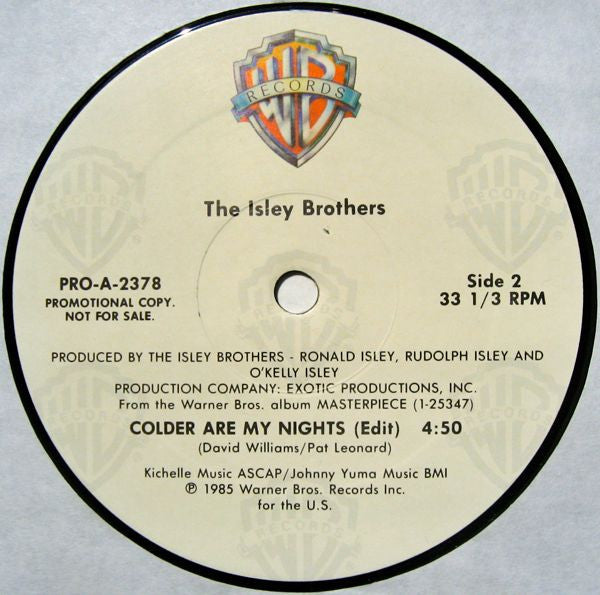 Colder Are My Nights The Isley Brothers