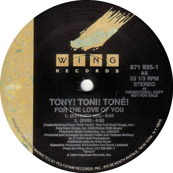 For The Love Of You Tony! Toni! Toné!