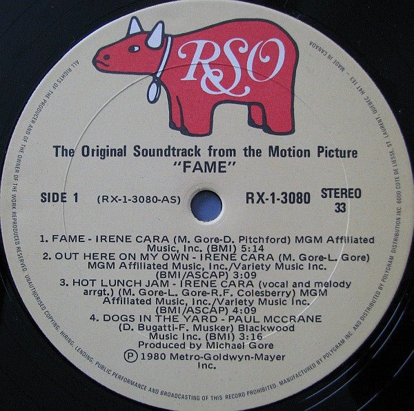 Fame - Original Soundtrack From The Motion Picture | Rectangle Triangle