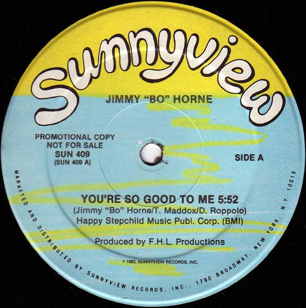 You're So Good To Me Jimmy "Bo" Horne