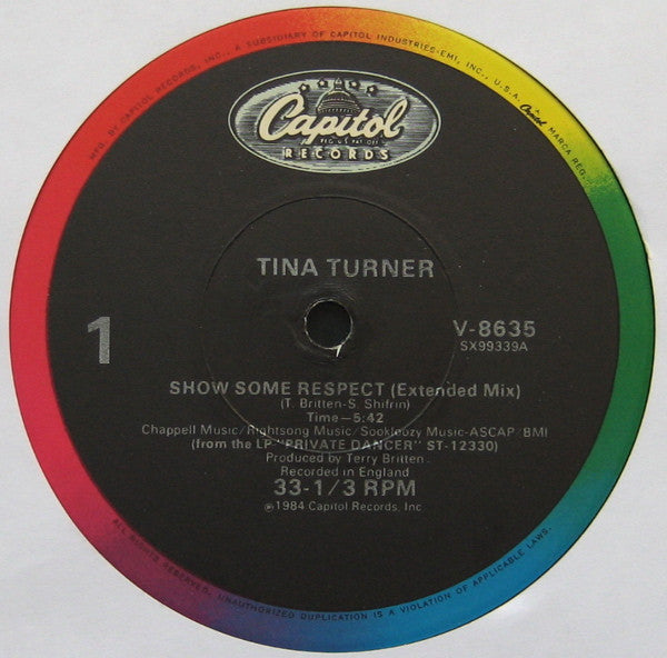 Show Some Respect (Extended Mix) Tina Turner
