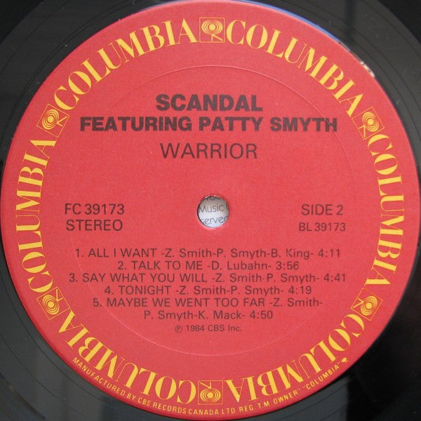 Warrior Scandal (4),Patty Smyth