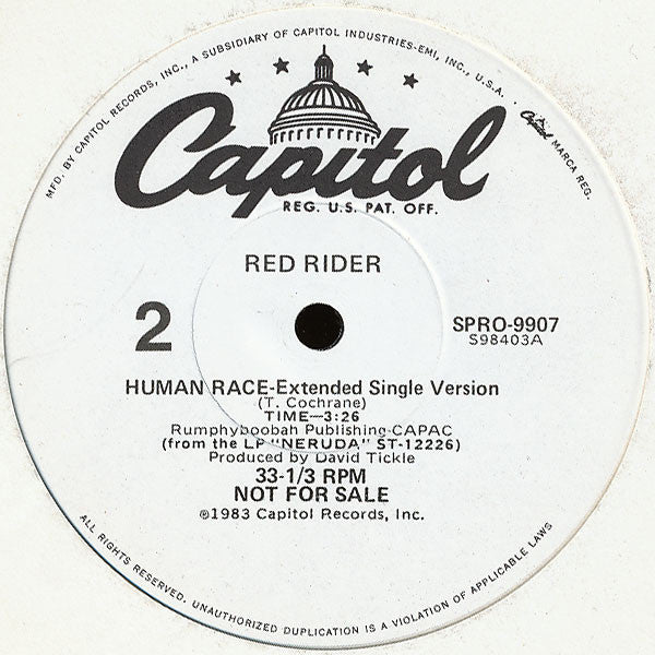 Light In The Tunnel / Human Race (Special Video Version) Red Rider