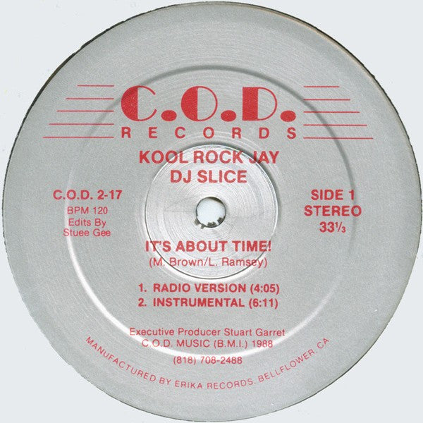 It's About Time! Kool Rock Jay And The DJ Slice