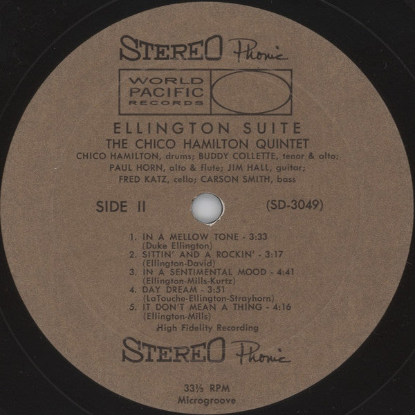 Ellington Suite The Chico Hamilton Quintet