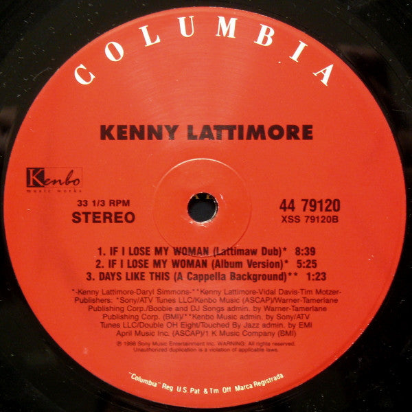 If I Lose My Woman Kenny Lattimore