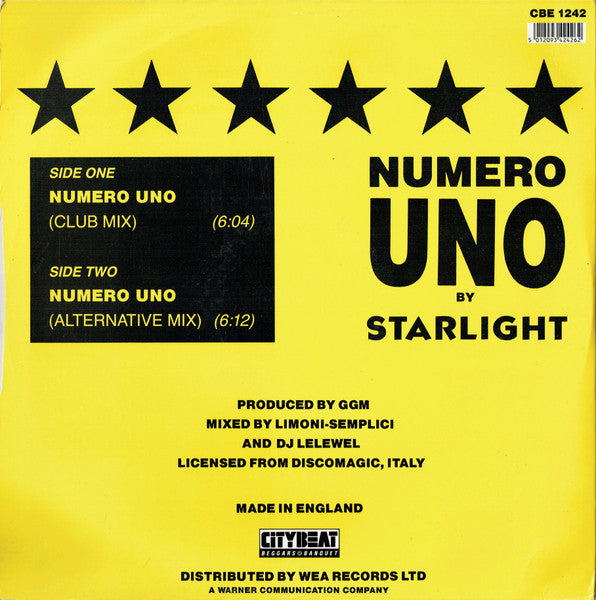 Numero Uno Starlight