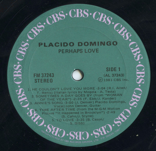 Perhaps Love Placido Domingo,John Denver
