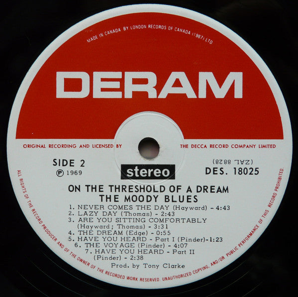 On The Threshold Of A Dream The Moody Blues