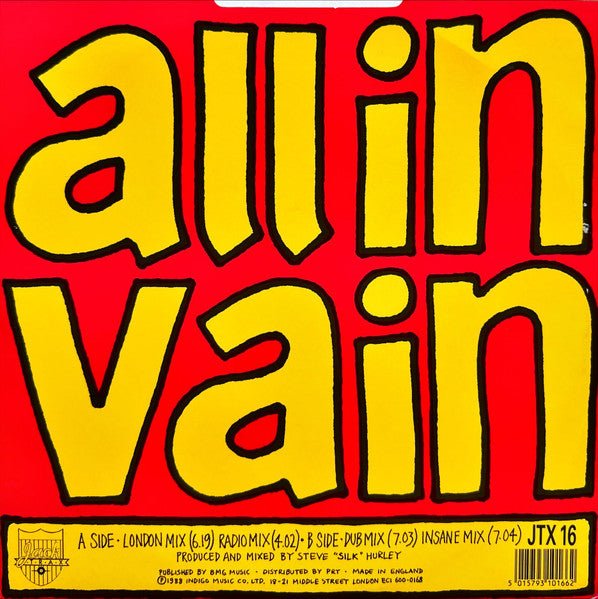 All In Vain J.M. Silk