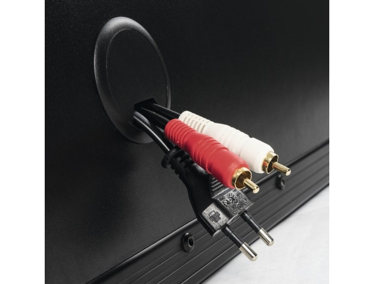 Reloop Premium turntable case with padded interior and sturdy handle for safe transport of DJ turntables.