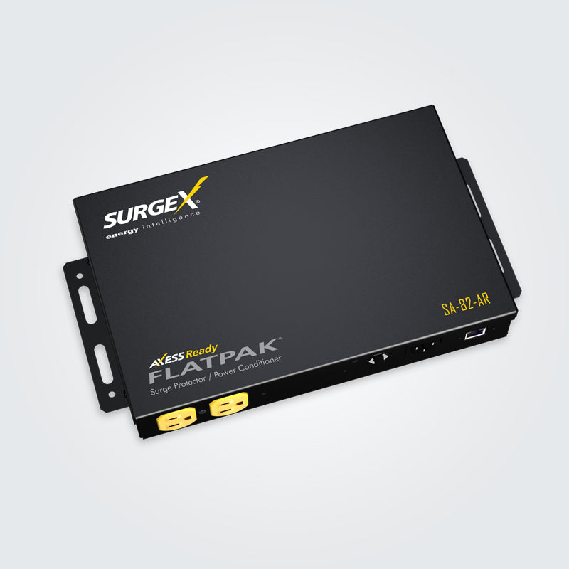SurgeX SA82-BLK 2-outlet Surge Protector