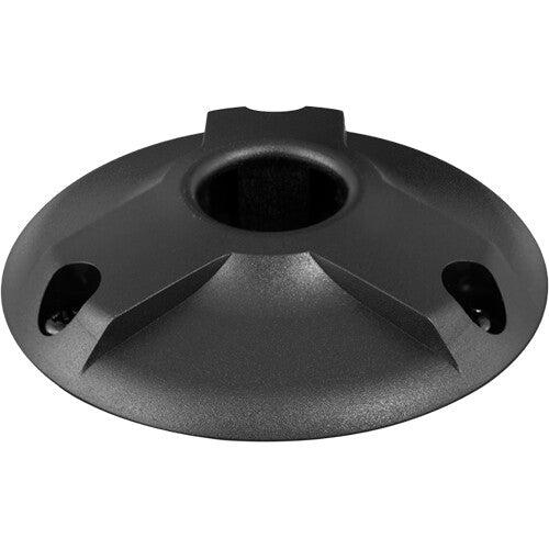 Audix TM1218 flange table mount for ADX gooseneck microphone pods, with sturdy metal construction and adjustable mounting hardware.