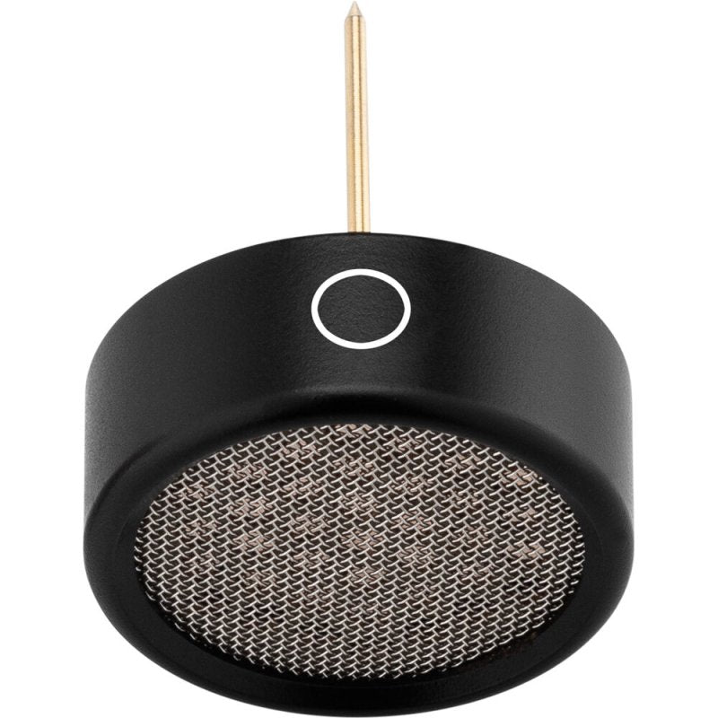Black Warm Audio WA-84 omnidirectional microphone capsule for WA-84 microphone, shown in the image.