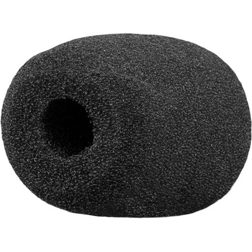Two black ball-shaped windscreens for Audix HT2 microphones, designed to reduce wind noise and protect the mic.