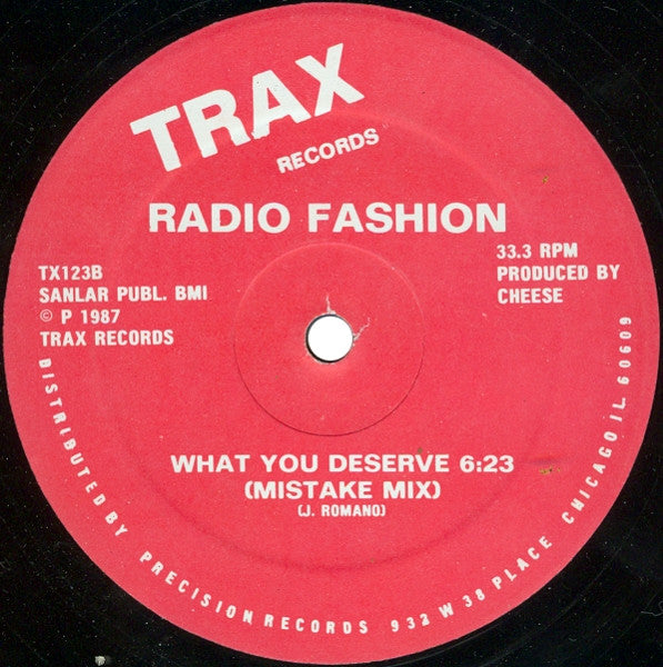 What You Deserve Radio Fashion