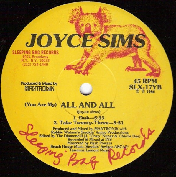 (You Are My) All And All Joyce Sims