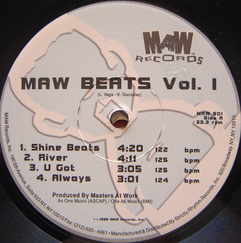 Beats Vol. 1 & 2 Masters At Work