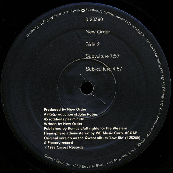 Sub-Culture New Order