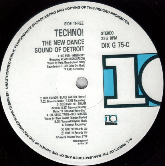Techno! (The New Dance Sound Of Detroit) Various