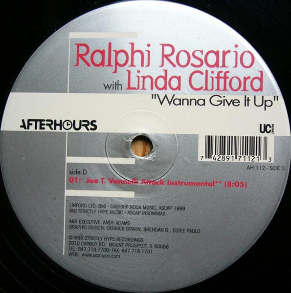 Wanna Give It Up Ralphi Rosario,Linda Clifford