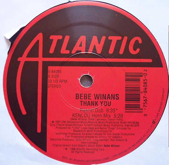 Thank You BeBe Winans