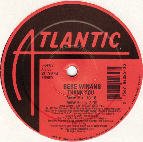 Thank You BeBe Winans