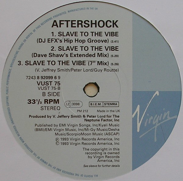 Rectangle Triangle Slave To The Vibe album cover featuring bold, abstract graphic art with vibrant colors and modern design.
