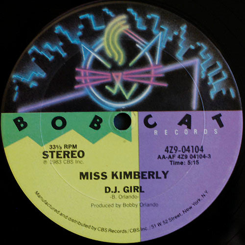 Miss Kimberly - D.J. Girl / My Boyfriend Is A Communist
