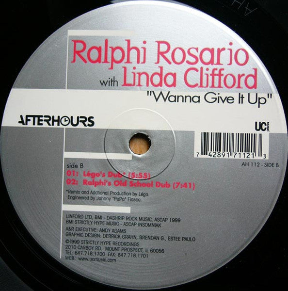 Wanna Give It Up Ralphi Rosario,Linda Clifford