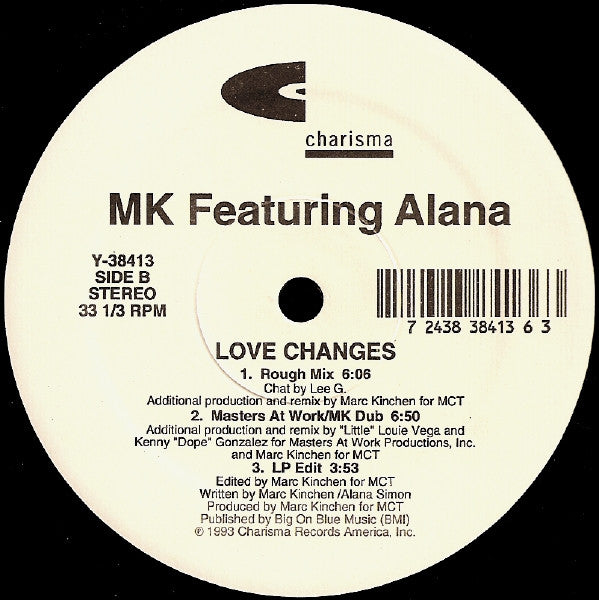 Love Changes Marc Kinchen,Alana