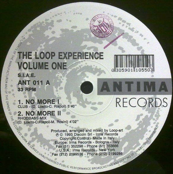 Volume One The Loop Experience