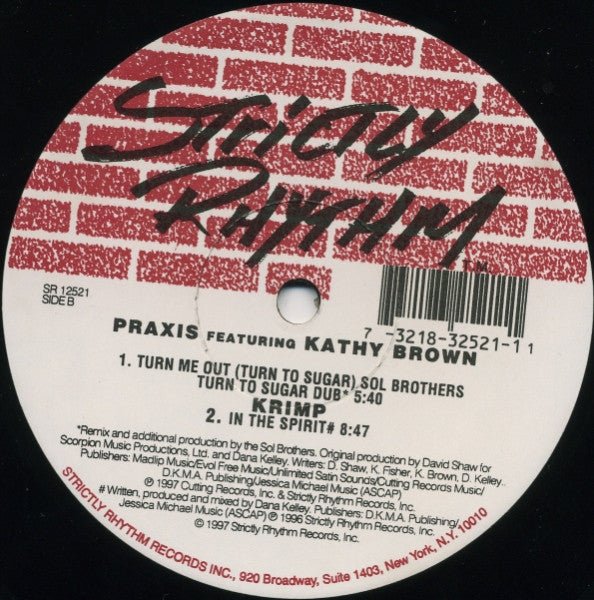Turn Me Out (Turn To Sugar) Praxis (2),Kathy Brown