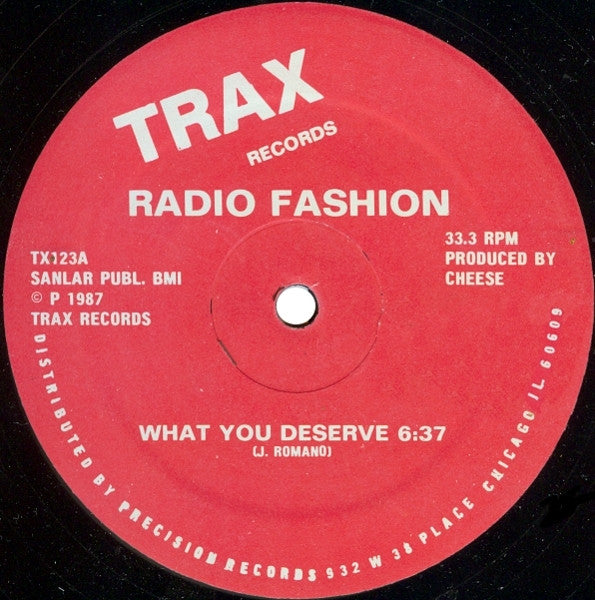 What You Deserve Radio Fashion