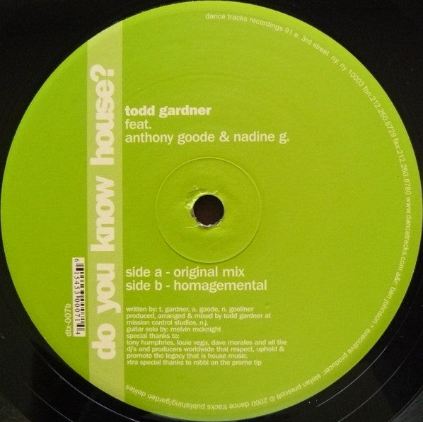 Do You Know House? Todd Gardner,Anthony Goode,Nadine G.