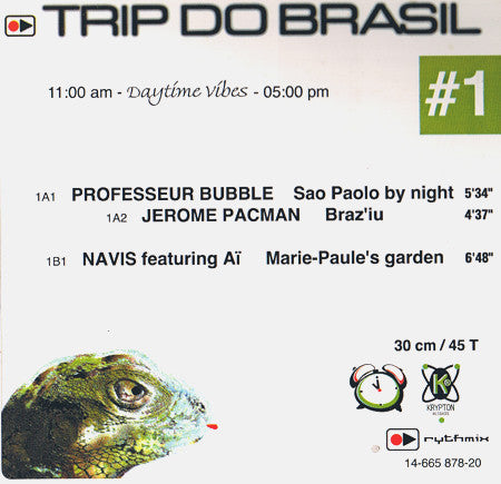 Rectangle Triangle Trip Do Brasil #1 logo on a white background, featuring bold text and geometric shapes in black and red.