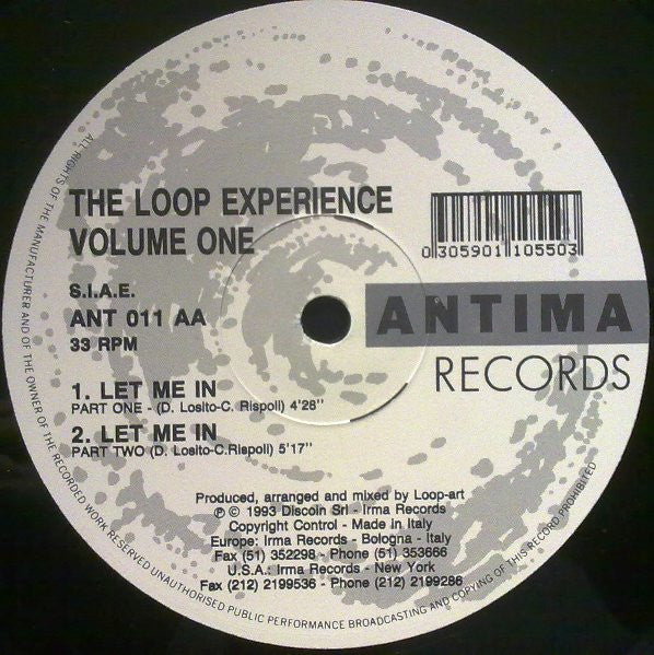Volume One The Loop Experience