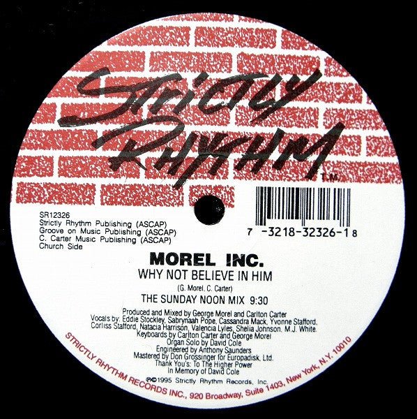 Why Not Believe In Him Morel Inc.