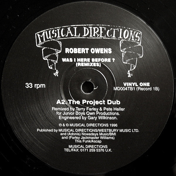 Was I Here Before? (Remixes) Robert Owens